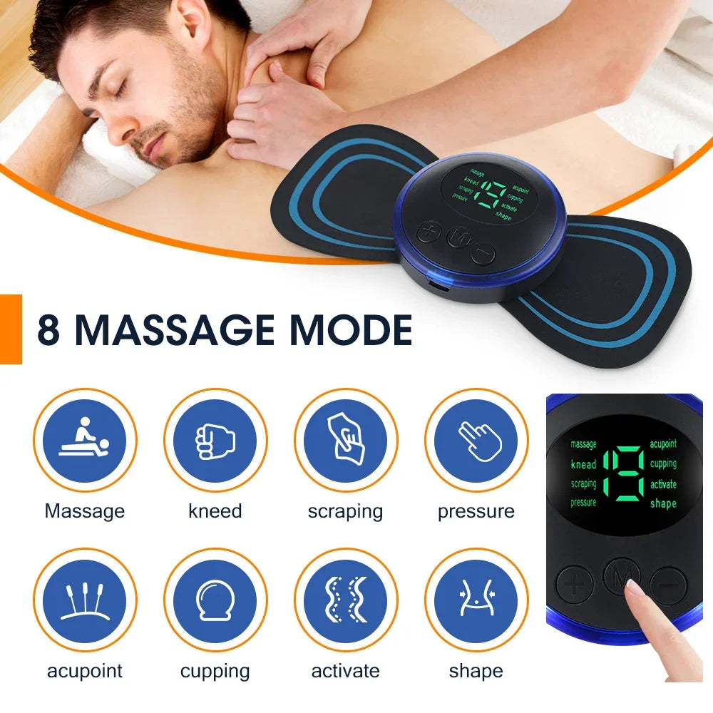 Mini EMS Electric Neck & Body Massager