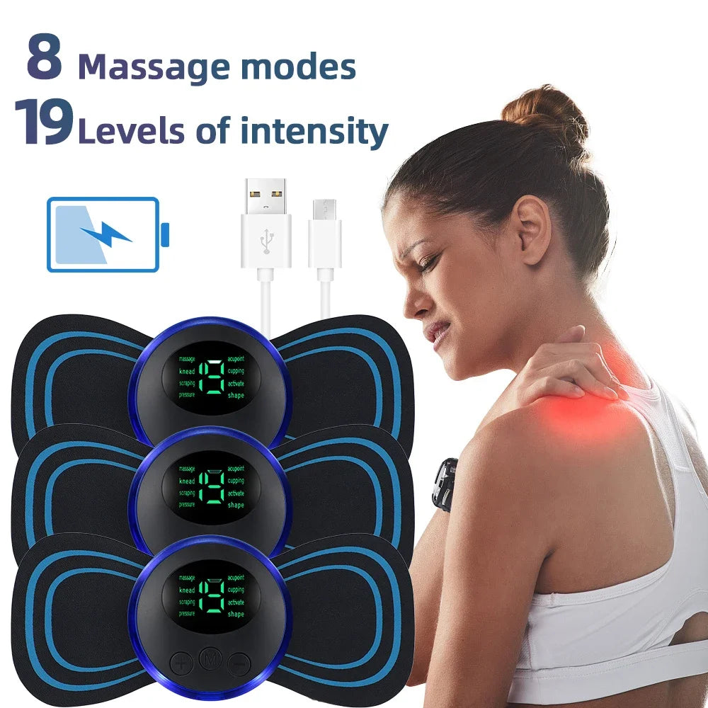 Mini EMS Electric Neck & Body Massager