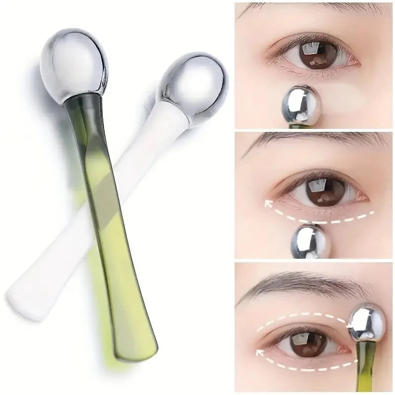 Premium Eye Roller Massager & Cream Applicator Wand
