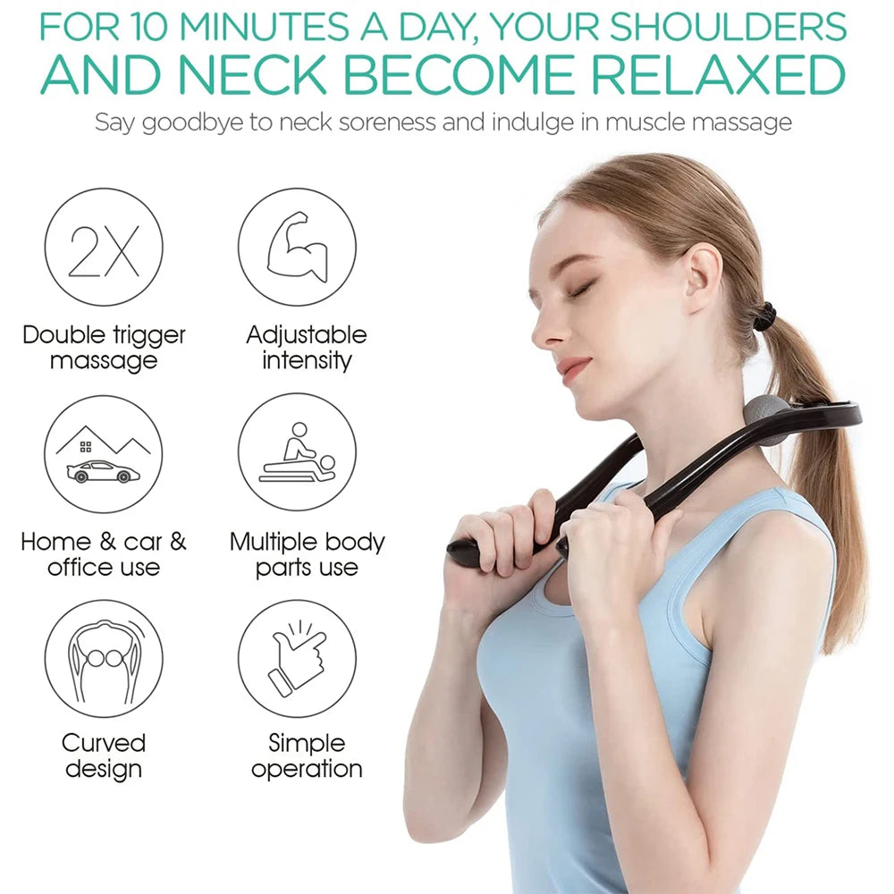 Shiatsu Dual Trigger Point Neck & Shoulder Massager